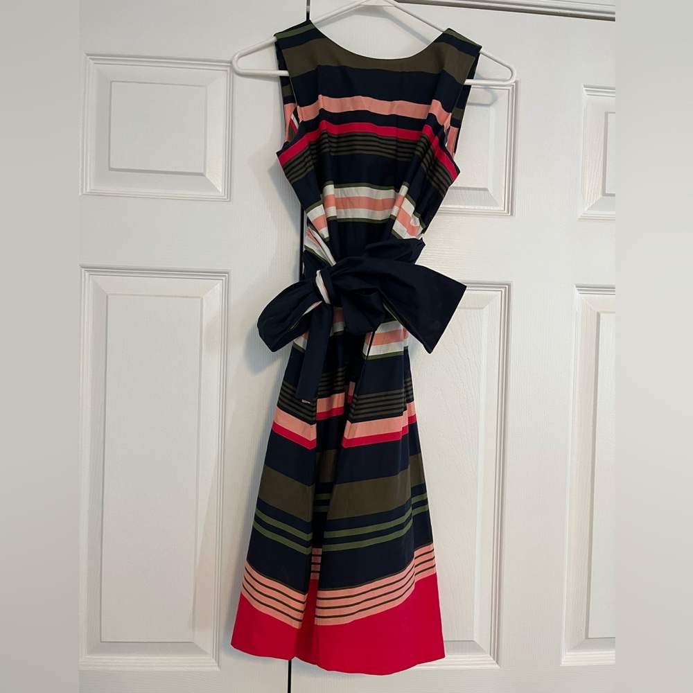 Ann Taylor Factory Multicolor Striped Dress